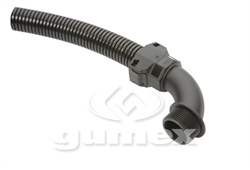 NORDUC A90°-K65-A 185 M, für Rohrschützer 13mm, Außengewinde M20x1,5, IP65, PA6, schwarz, 